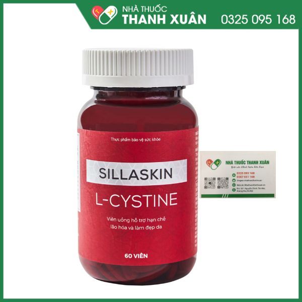 Sillaskin L-Cystine chống Oxy hóa, hạn chế lão hóa, nám da, sạm da